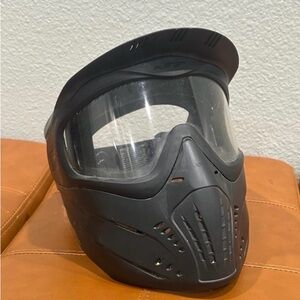 JT Black Full-Face Protective Paintball Mask